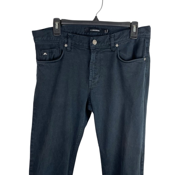 J. Lindeberg | Damien Black Slim Leg Jeans - Picture 2 of 9